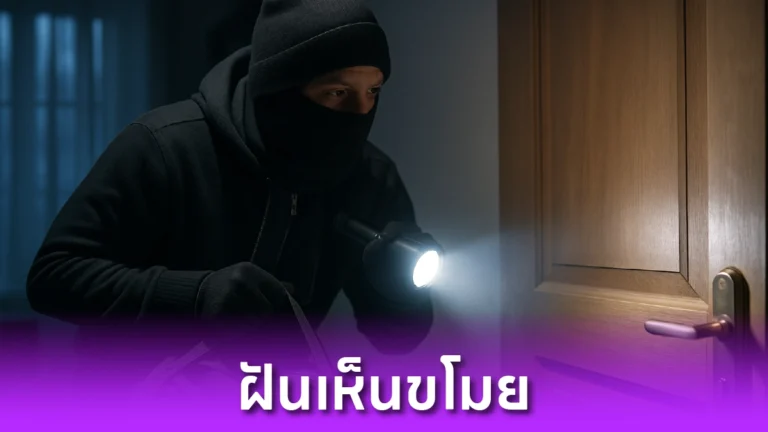 ฝันเห็นขโมย