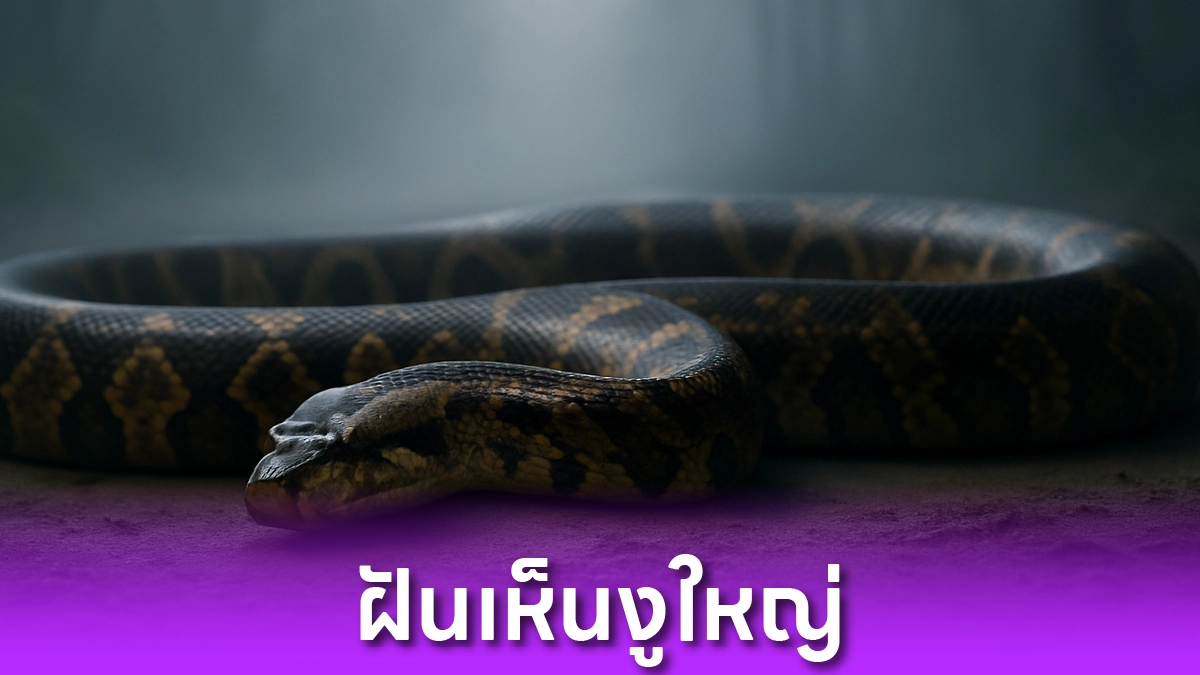 ฝันเห็นงูใหญ่ หมายความว่าอะไร?