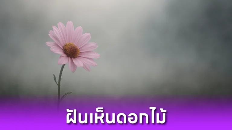 ฝันเห็นดอกไม้