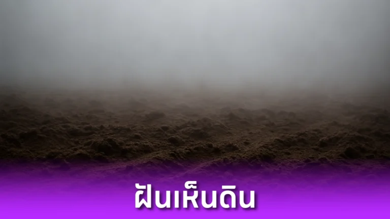 ฝันเห็นดิน