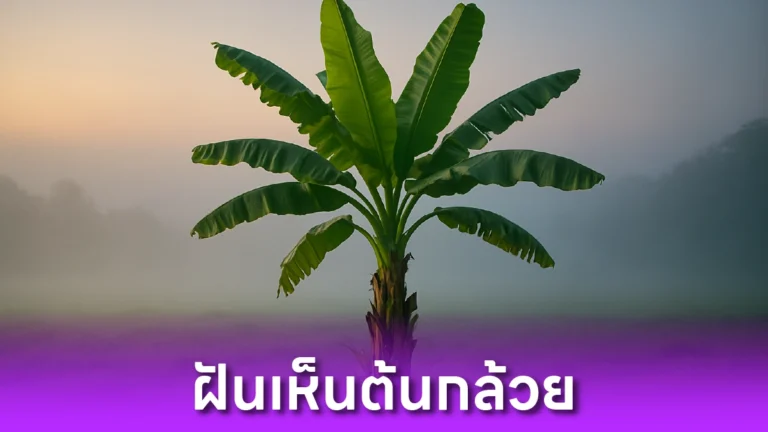 ฝันเห็นต้นกล้วย หมายความว่าอะไร?