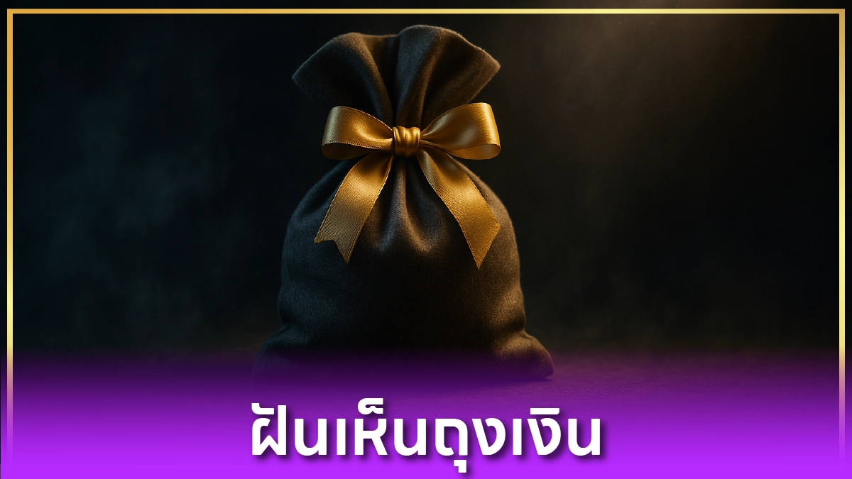 ฝันเห็นถุงเงิน