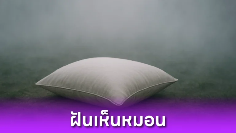 ฝันเห็นหมอน