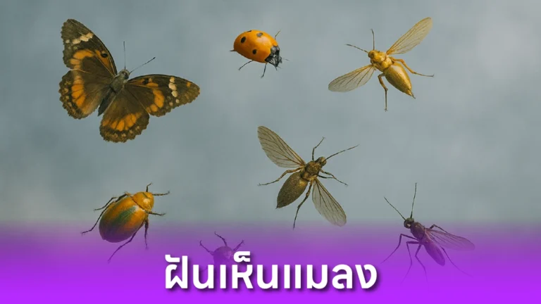 ฝันเห็นแมลง